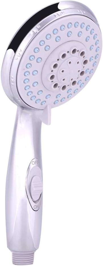 Oumefar Shower Spray Head Universal ABS with Switch Shower Head 5 Spray Modes