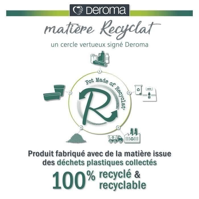 Muret Haut como R - Altura 78 cm - Antracita - Deroma