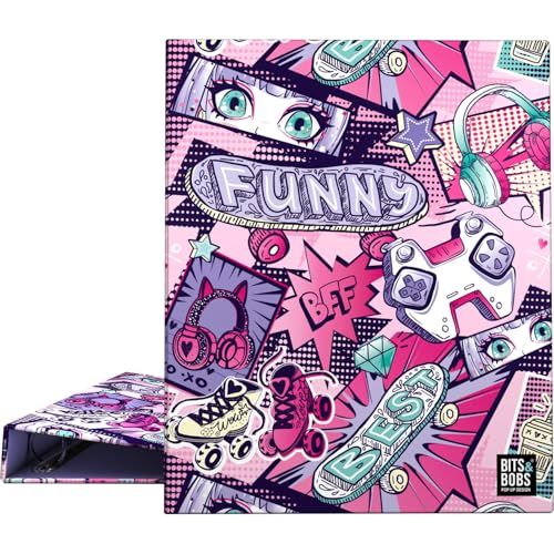 Grafoplas - Carpeta Archivadora A4, Diseño Manga Bits&Bobs, 4