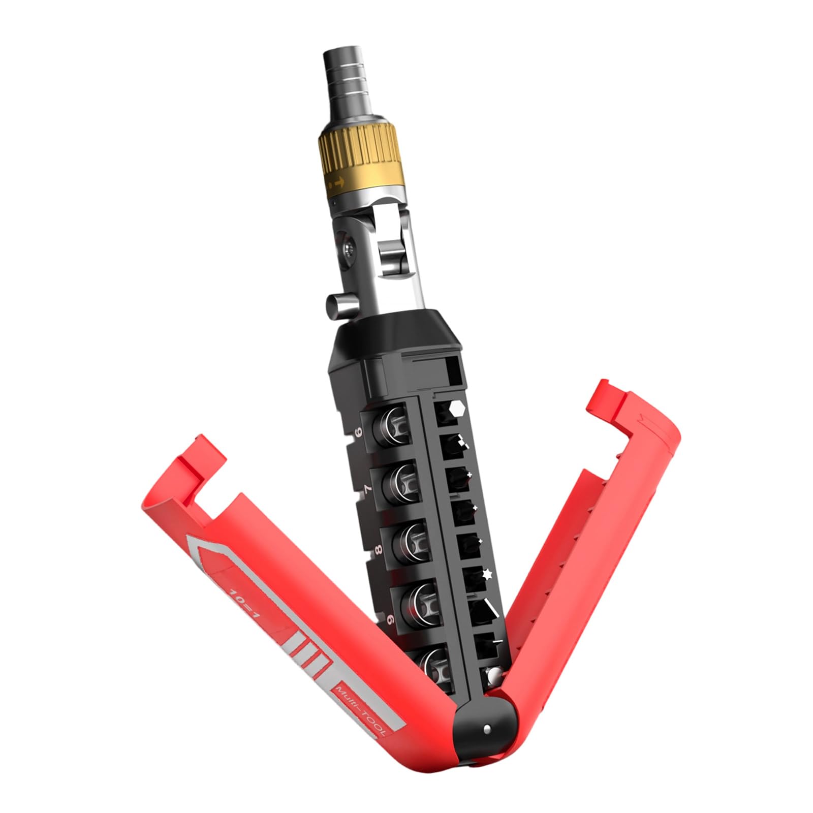 Fromceo 14 In 1 Screwdriver Set Multifunctional Opening Set Precisions Ratchets Handle Socket Adjustable Two Way