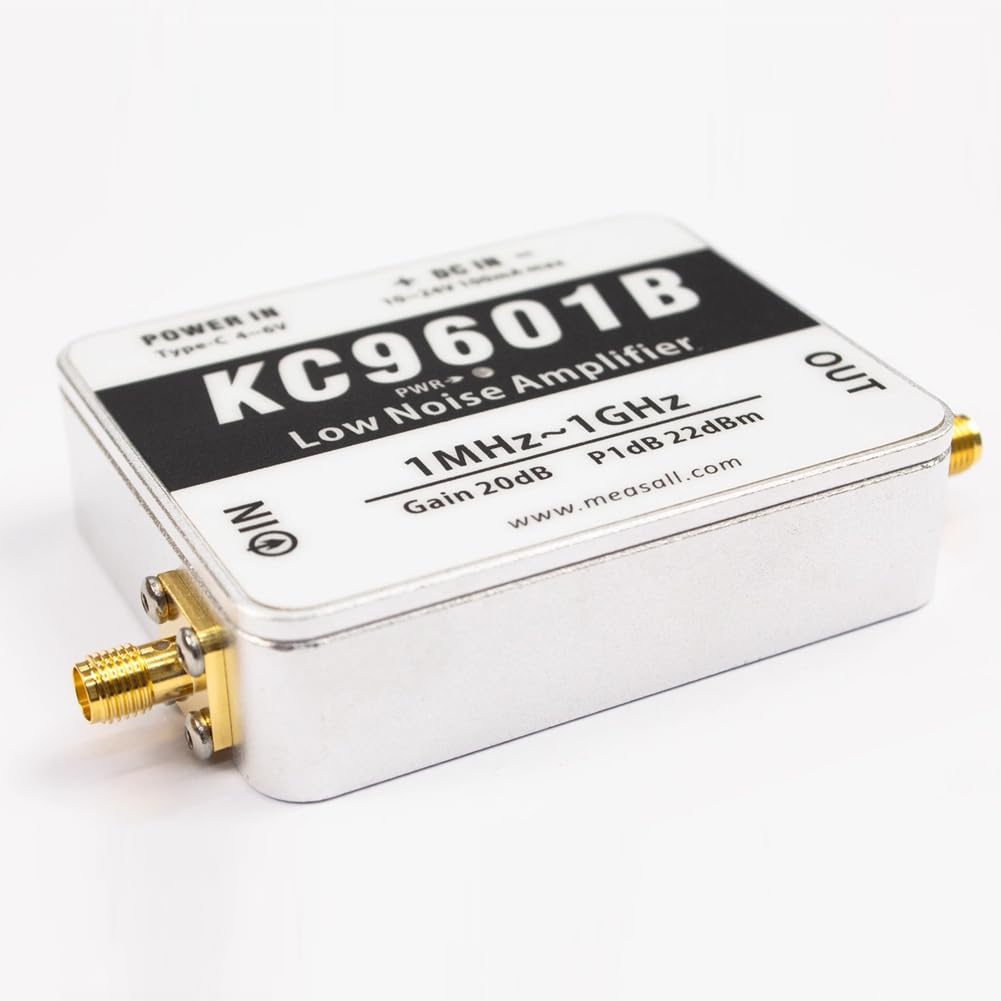 Amplificador de Bajo Ruido KC9601B de 1 A 1000 MHz, Módulo de Alta Linealidad, Fuente de Alimentación Tipo C de Alta Ganancia de 21 DB.