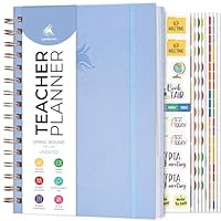 Organización Aula Escolar Planificador Profesores PLANBERRY - Sin Fechas, Tapa Dura, 8x10.5 Pulgadas, Calendarios Y Lecciones Calendario Lecciones Escolar