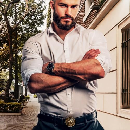 Image of ALEXES Western belt buckles for men - Custom Belt Buckles - Mens Belt Buckles - Brass Belt Buckle - Buckle Belts