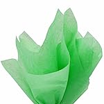 PMLAND Premium Gift Wrapping Tissue Paper Grass Green Color 100 Sheets 2015 Inches Bulk for Gifts Bags Crafts Packaging Decorations Holidays Parties