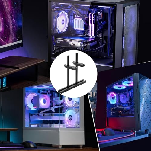 Soporte GPU vertical que elimina caídas y optimiza espacio en PC 4