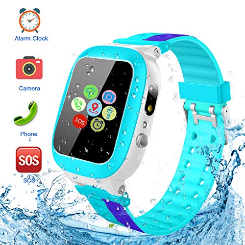 Kids Smartwatch Waterproof with LBS Tracker HD Touch Screen Smart Watch Phone SOS