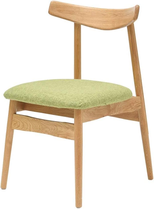 Chaise d'ordinateur confortable en bois marron pour coin bureau de salon