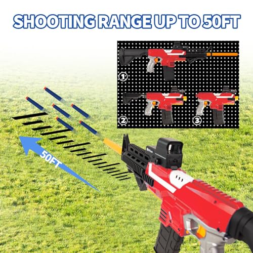 Romker RM-TGR01 Toy Gun Automatic Sniper Rifle For Nerf Guns Bullets -3 Modes Burst Electric Toy Foam Blaster thumb #3