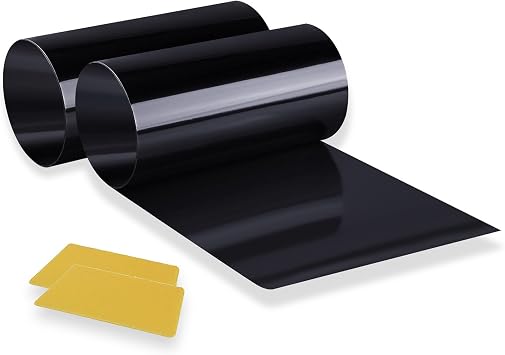 Windshield Tint Strip, 2 Pack Window Tint Car, 5% VLT Sun Shading Heat & UV Protection Windshield Solar Protection Film for Cars, Include 2 Squeegee, 59.06 x 7.87 Inch