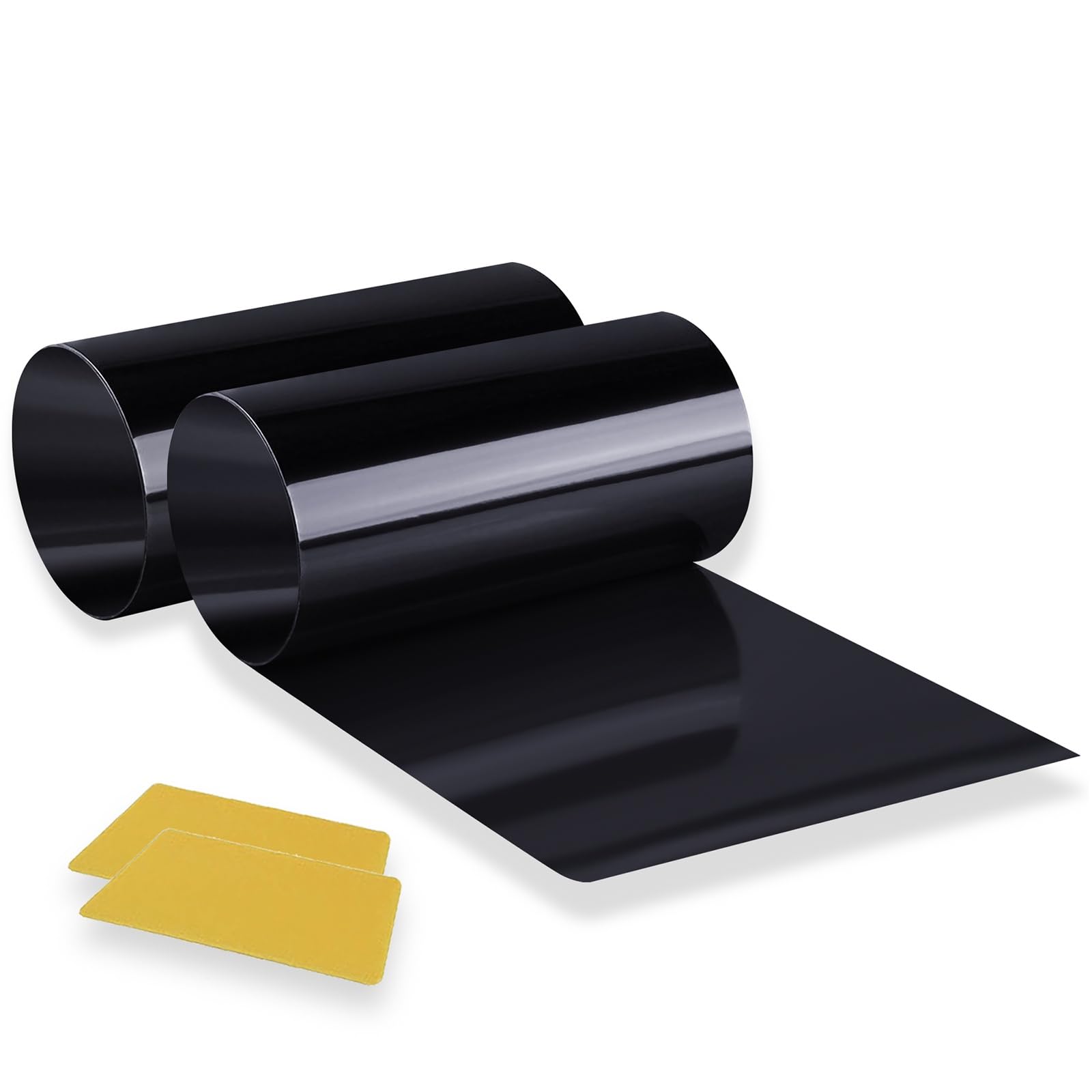 Windshield Tint Strip, 2 Pack Window Tint Car, 5% VLT Sun Shading Heat & UV Protection Windshield Solar Protection Film for Cars, Include 2 Squeegee, 59.06 x 7.87 Inch