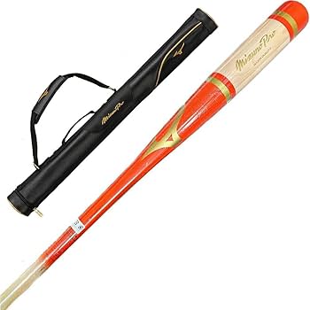 Amazon | 【1本入れバットケース付き】オレンジ ミズノプロ 野球