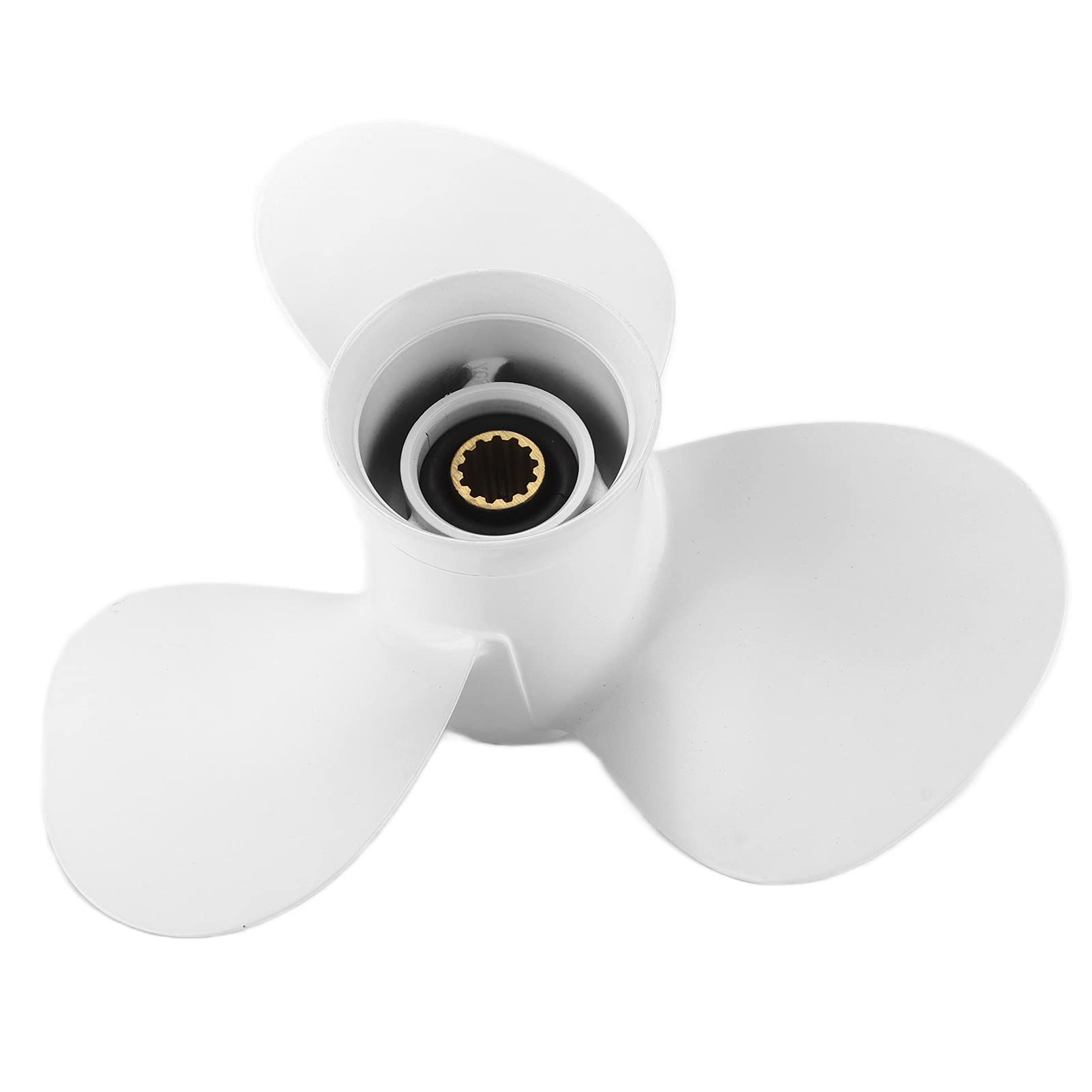 Außenbordpropeller, 3 Blatt 12 1/4 Zoll Aluminiumpropeller Ersatz für YAMAHA Außenbordmotoren 25-60 PS, 13 Zähne, Rechts, 9 Zoll Steigung