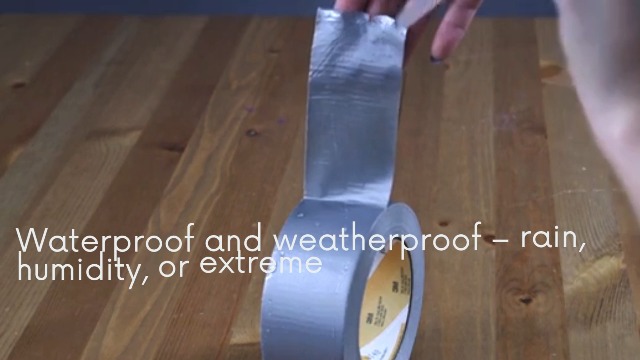 Image of Heavy Duty Waterproof Duct Tape - Strong Adhesion, No Residue, Indoor & Outdoor Use - Works on Metal, Wood, Glass & More (2 inch inch * 60 Yards)