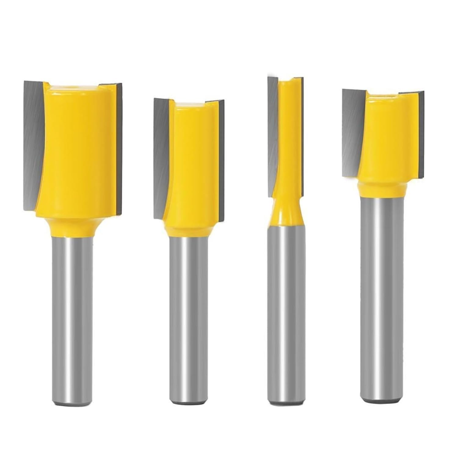 15pcs Set 1/4inch Router Bit Set Trimming Straight Milling Cutter for Wood Bits Tungsten Carbide Cutting Woodworking