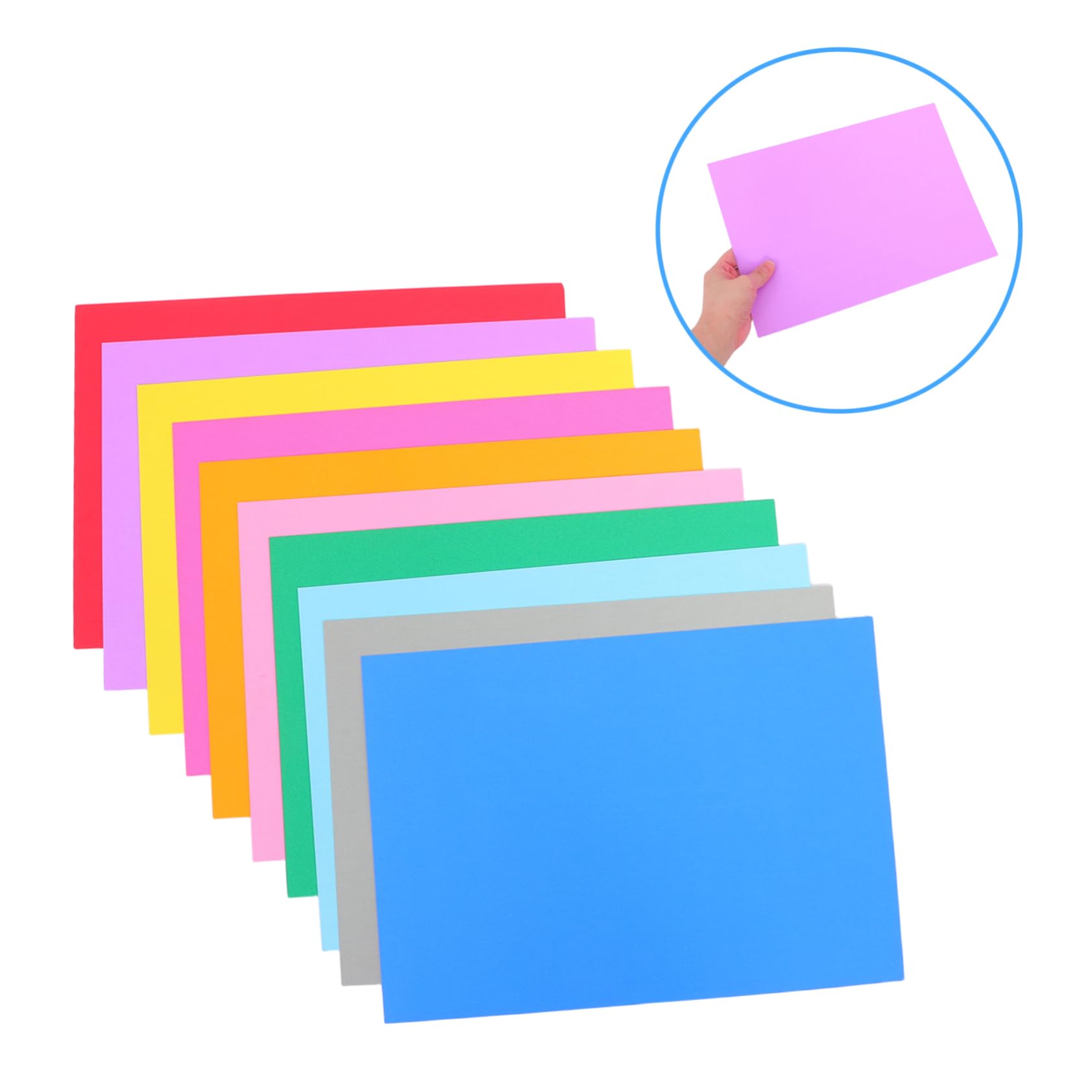 Cartulina de Colores para Manualidades 250 Piezas, Gruesa