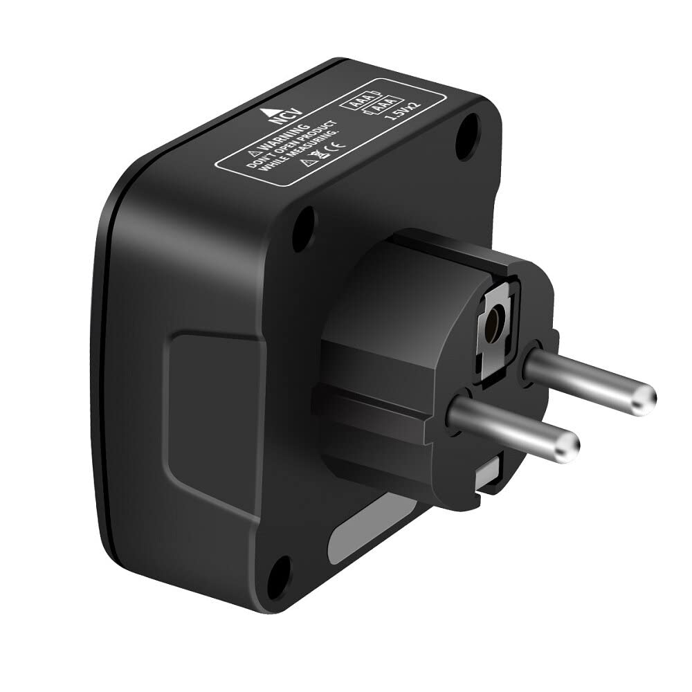 DollaTek AC11 Wielofunkcyjny ekran LED Tester gniazd miernik fazy detektor polaryzacji fazy 0,1 V ~ 250 V AC Pomiar zerowego napięcia/identyfikacja drutu ogniowego