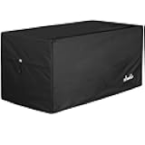 Deck Box Cover- Heavy Duty 600D Polyester Oxford,100% Waterproof Deck Box Cover 62