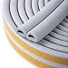 Keeping Fun Indoor Weather Stripping,Self Adhesive Foam Window Seal Strip for Doors and Windows Soundproofing Weatherstrip Gap Blocker,7/20-Inch x 6/25-Inch x 8-Feet, (Grey)