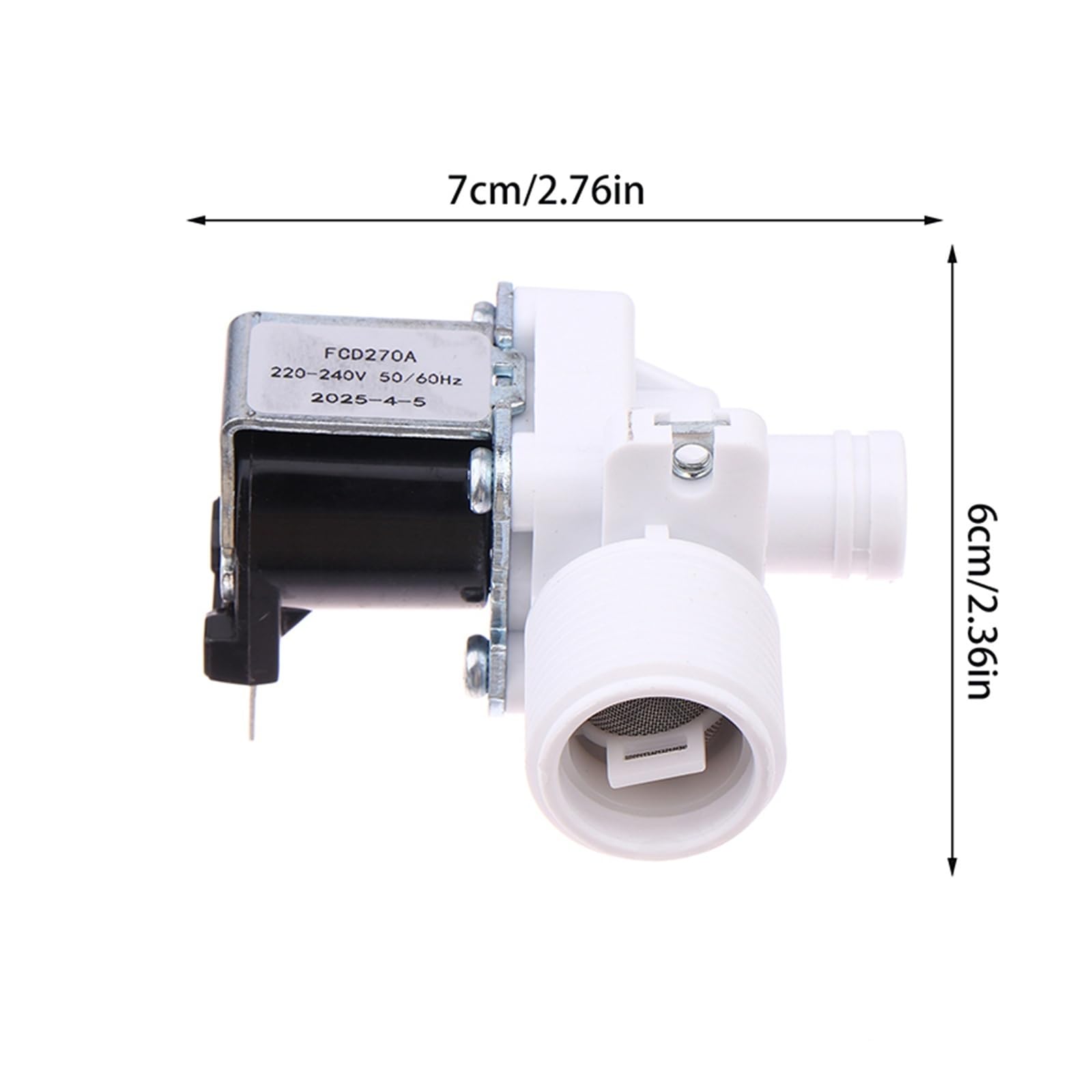 Válvula De Entrada De Agua FCD-270A Compatible Con Arandelas Universales