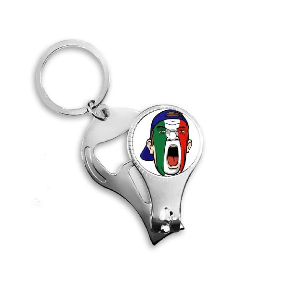 Porte-clés décapsuleur Italie visage maquillage pour vos clés