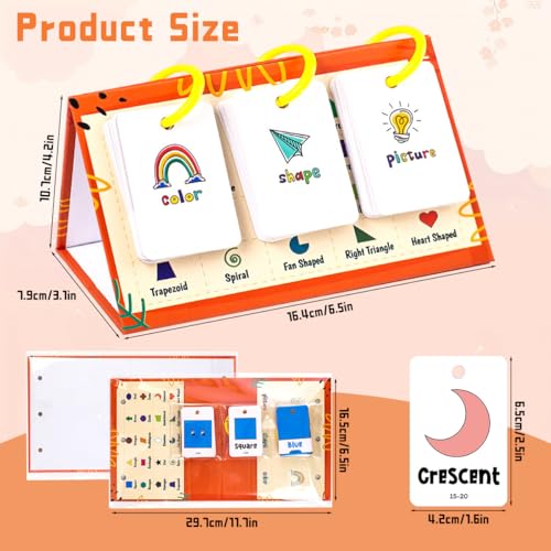 Image of PATPAT Flash Cards for Preschool English Phonics CVC Numbers Double Sided