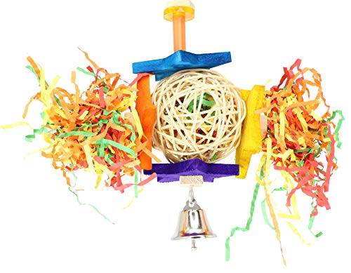 1839 Foraging Star Bonka Bird Toys Shredding Colorful Vine Wood Natural Parrot Quaker Budgie Finch