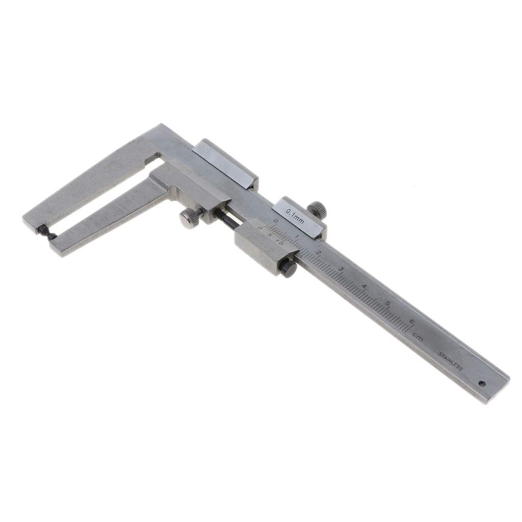 Calibradores Vernier de acero profesionales para discos de freno, herramienta de medición, calibradores Vernier de medición de espesor de 0-60mm