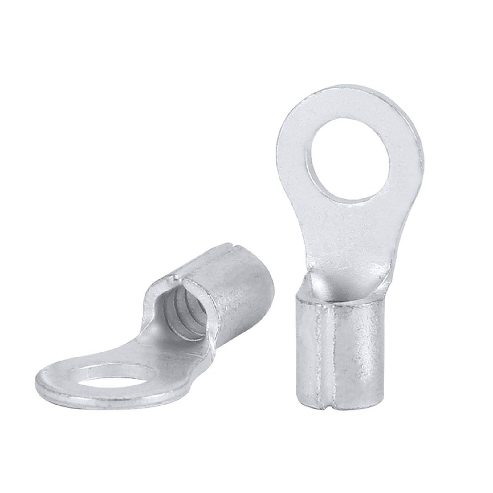 100x KooingTech Ringkabelschuhe M6 6,2 Mm – Messing, Kaltgepresst, Für Batterie & Kabelanschluss