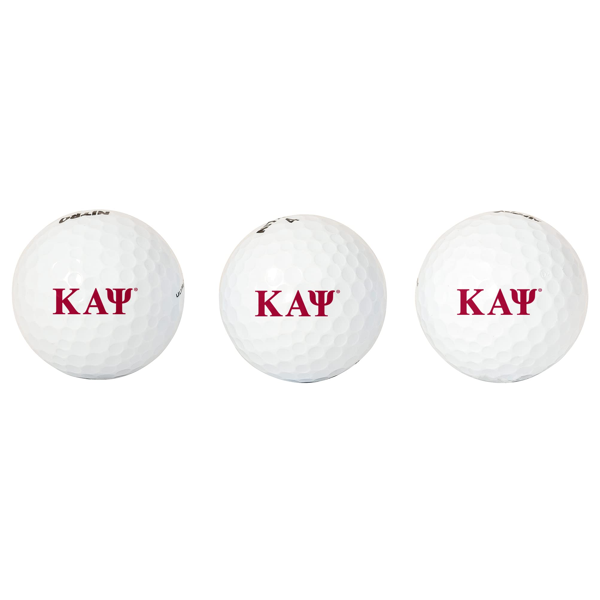 Desert Cactus Kappa Alpha Psi Golf Balls 3 Pack Full Color Golf Ball (Letter)