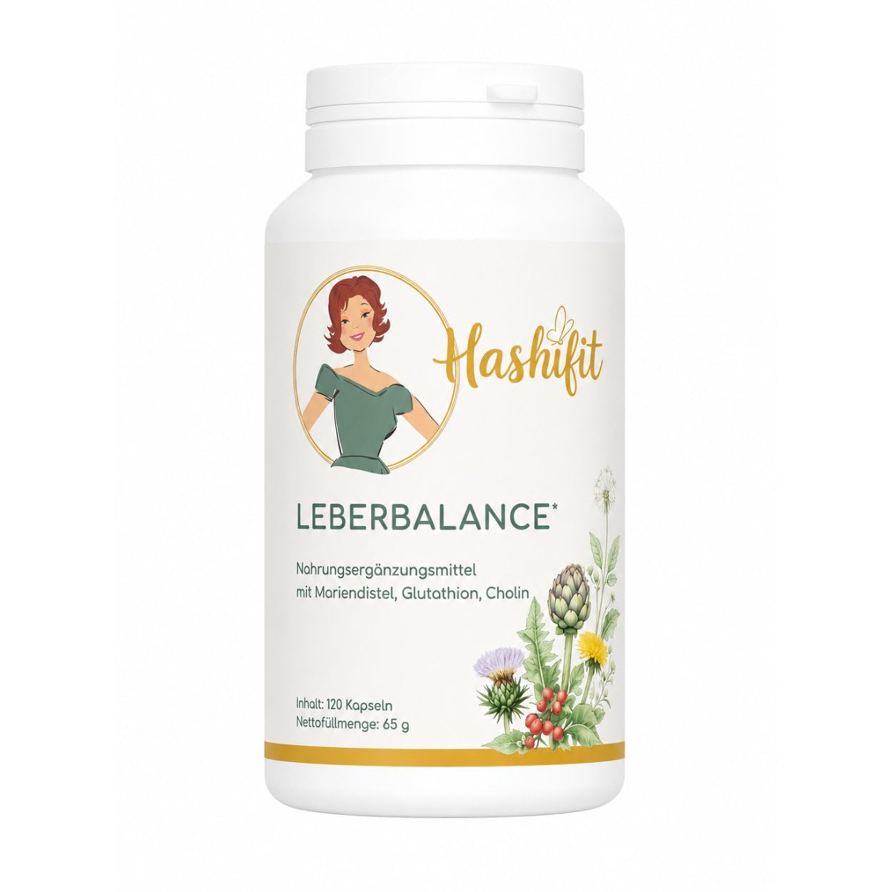 Leberbalance - Leber Komplex, Mariendistel Artischocke Löwenzahn | Plus liposomales Glutathion, Reishi, Schisandra & Co