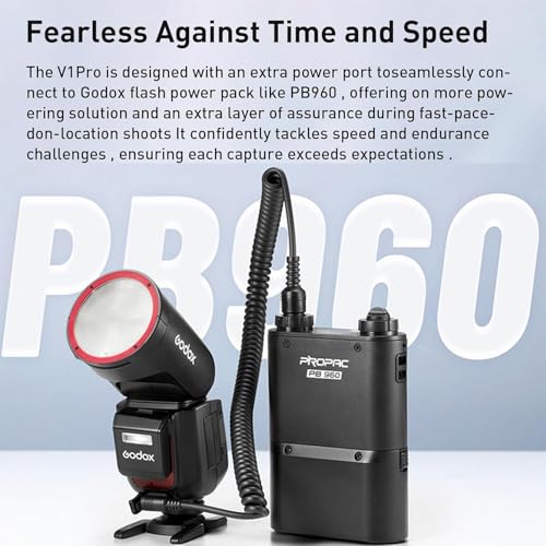 Image of Godox V1 Pro O V1Pro O Round Head Camera Flash for Olympus Panasonic Flash