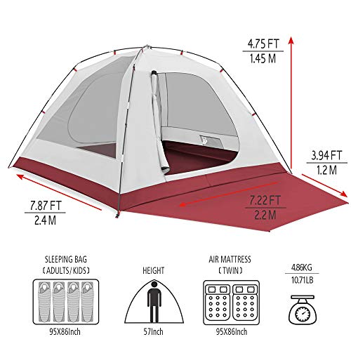 KAZOO URANUS FAMILY OUTDOOR TENT の商品画像 4