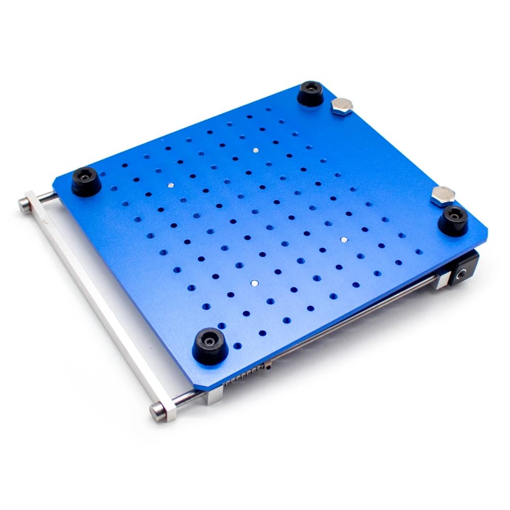 PCB stalowa siatka lutownicza pasta drukarska stół precyzyjny SMT ręczna mała maszyna do sitodruku stół ręczny 170 mm x 170 mm