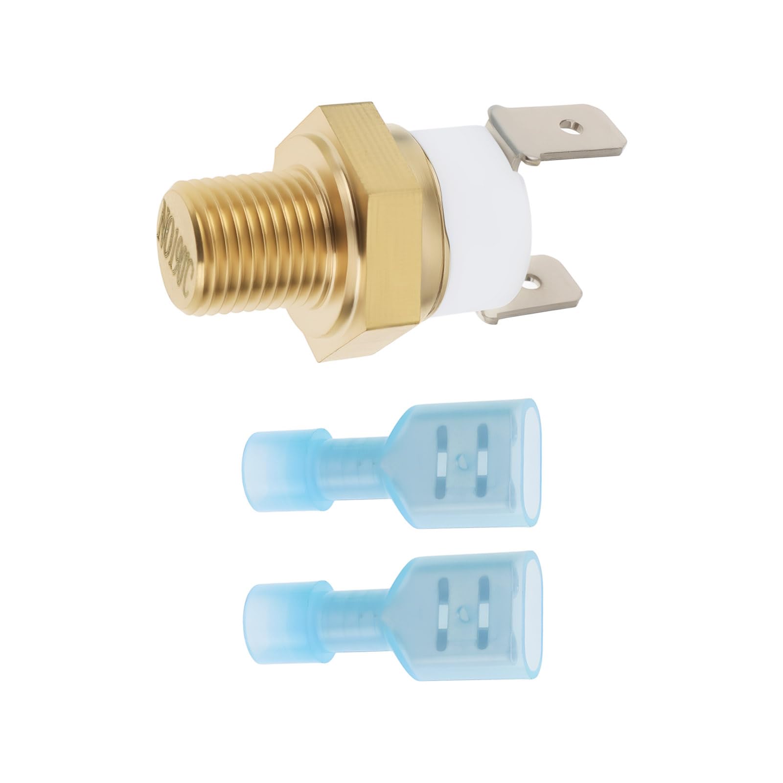 LT Easiyl 1/8'' NPT Cooling Fan Temperature Thermo Sensor for Engine Block Radiator Manifold 3.4x2x1cm 175-190 Degrees Open