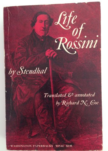 Life of Rossini, (Washington paperbacks) 0295951893 Book Cover