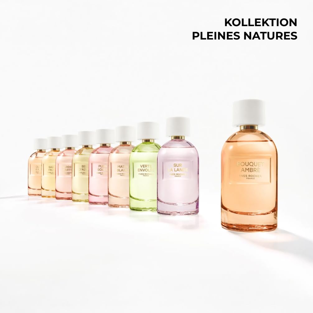 Yves Rocher PLEINES NATURES Eau de Parfum Sur La Lande-Mit Noten von Kamille, Jasmin und Algen-Absolue- Blumig-orientalischer Damenduft -100 ml