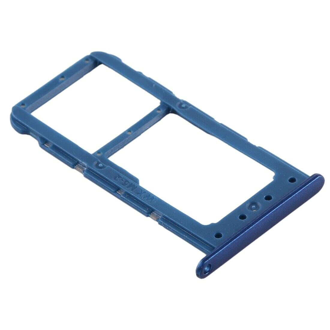 Tiroir Support Double SIM + MicroSD Pour Huawei Honor 9 Lite - Bleu - Neuf Avec Outil