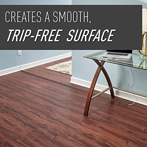 Image of Legrand Wiremold Corduct 15 Foot Over Floor Cord Cover Brown 1 Pack