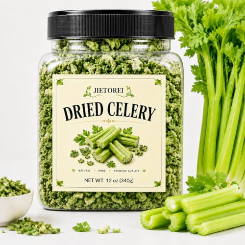 12 oz Dried Celery Flakes for Cooking Chopped & Diced Dehydrated Celery