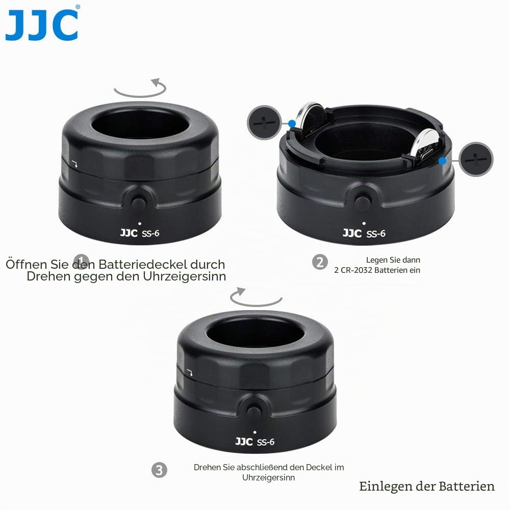 JJC Universal-Lupe Reinigungs mit 7-facher Vergrößerung und LED-Beleuchtung für DSLR/Mirrorless Kamera Sensor