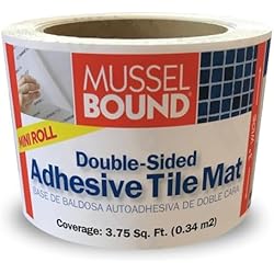 MusselBound® Adhesive Tile Mat - MINI ROLL - Easy Installation for Small and Tight Spaces. The Clean, Easy, No-Stress Way to Install Real Wall Tile