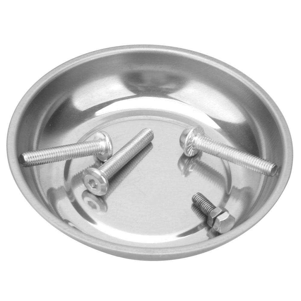 Magnetic Trays Tool Set, Screw Tray Telescopic Pickup Tool Inspection Mirror Magnetic Parts Tray 3pcs Magnetic Utility Tools to Pick Up Small Iron Parts