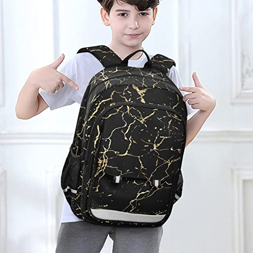Sac en cuir léopard pour garçon avec texture dorée - 6