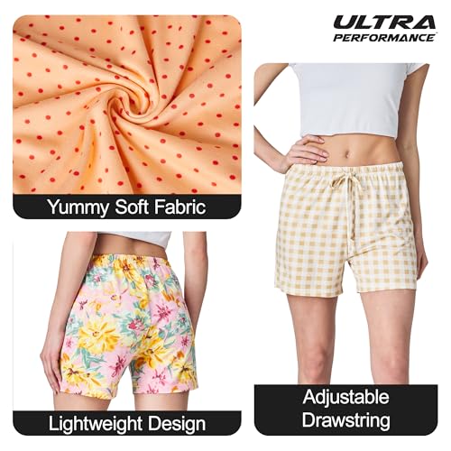 Women's 3 Pack Boxer Pajama Shorts Womens Sleep Lounge Short’s, Casual Yummy PJ Short for Women (Avail in Plus Size)2