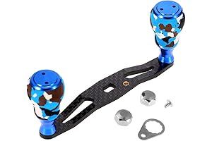 Lixada Carbon Fiber Bait Caster Handles - Left/Right Premium Reel Accessories