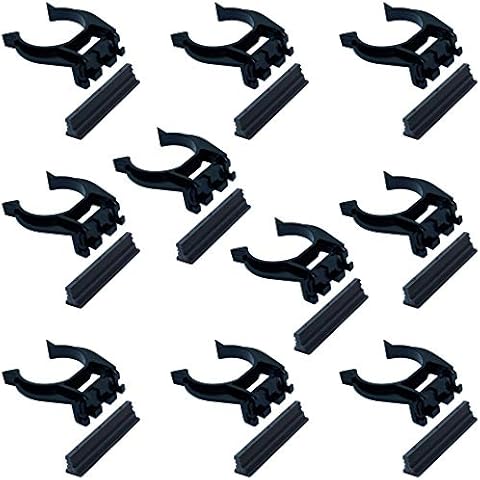 cyclingcolors 10 Clips für Sockelleiste zum Schrauben, Tannenbaumschwanz Cover