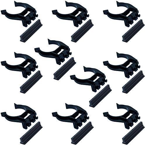 10x Clip pour PLINTHE A Visser Tenon Queue DE Sapin Plastique Pied DE Meuble 28MM 34MM Cuisine Salle DE Bain (Ø34mm (Queue de Sapin))