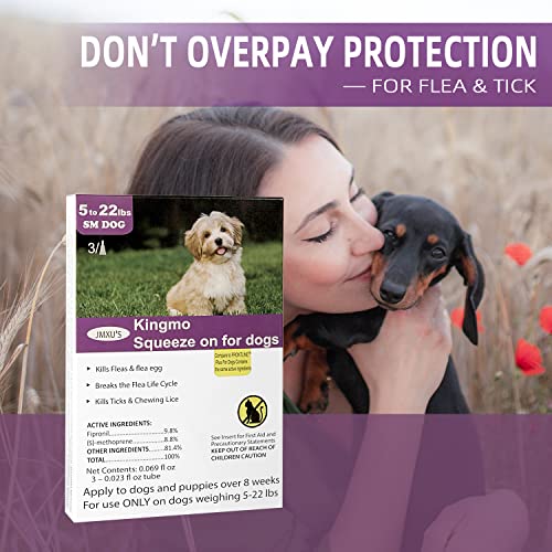 Flea and Tick Prevention for Dogs Dogs Flea  Tick Treatment with Fipronil Longlasting  Fastacting Topical Flea  Tick Control Drops 6 Dose 522lbs  Cucciolini Doodles Flea and tick prevention for dogs dogs flea  tick treatment with fipronil long lasting  fast acting topical flea  tick control drops 6 dose 5 22lbs   cucciolini doodles