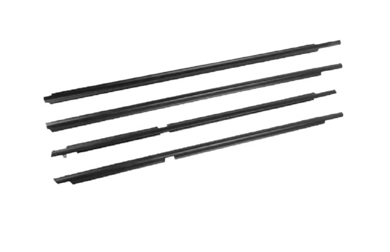 for Toyota for 4Runner 2003-2009 Window Molding Trim Seal Outer Door Weatherstrip Stripping 68161-35060 68162-35060 AJOHBM