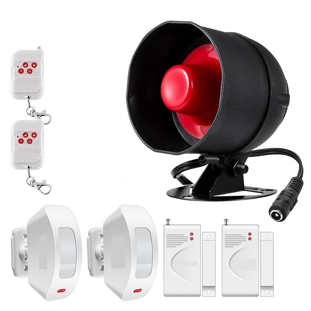 CUDTAPI Wireless Security Alarm System Siren 433Mhz Home Burglar Motion Door Sensor Tuya Smart(Not WIFI KIT4)